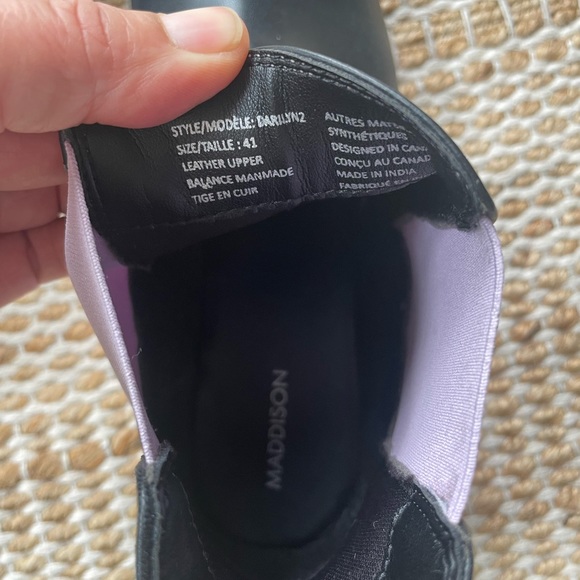 Chelsea Boots black and lilac - Picture 3 of 6